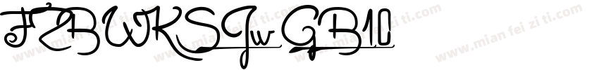 FZBWKSJw -GB1-0字体转换